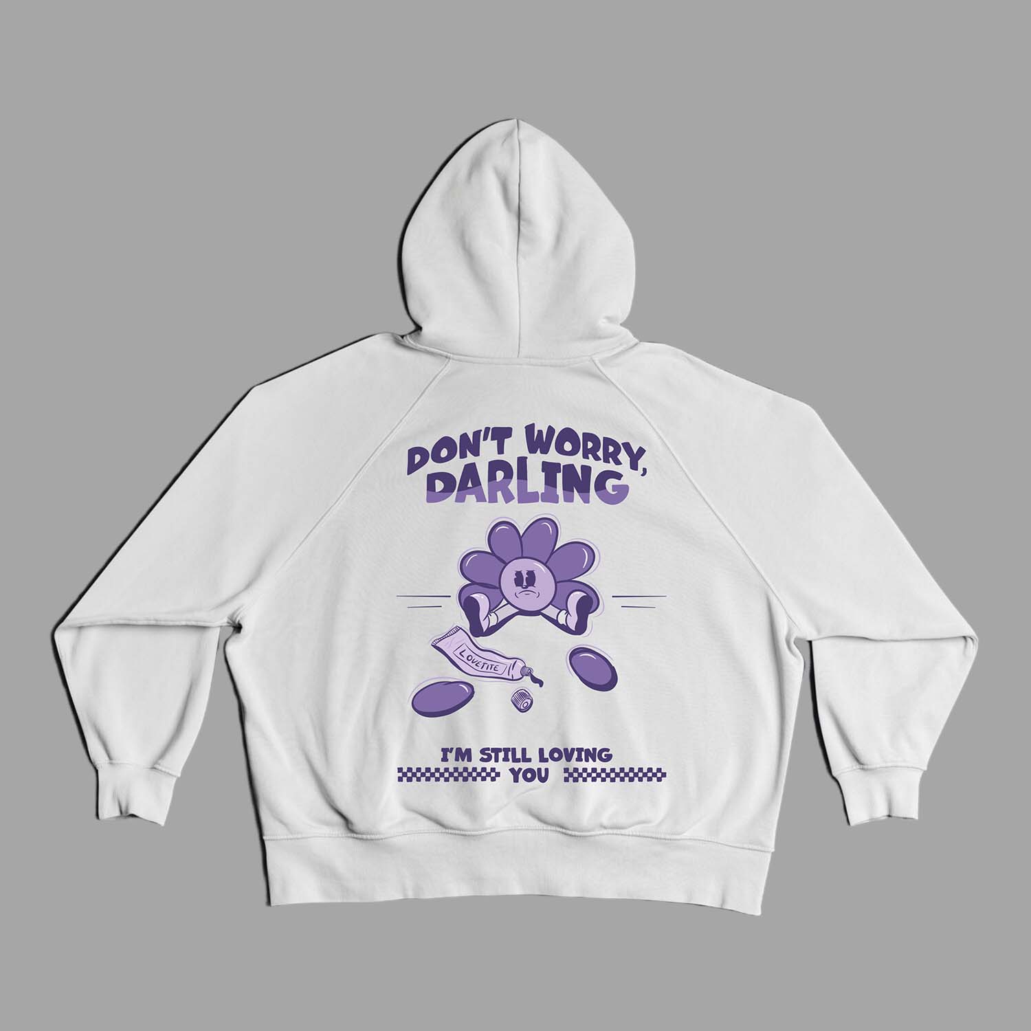 Sudadera Don't Worry Blanca